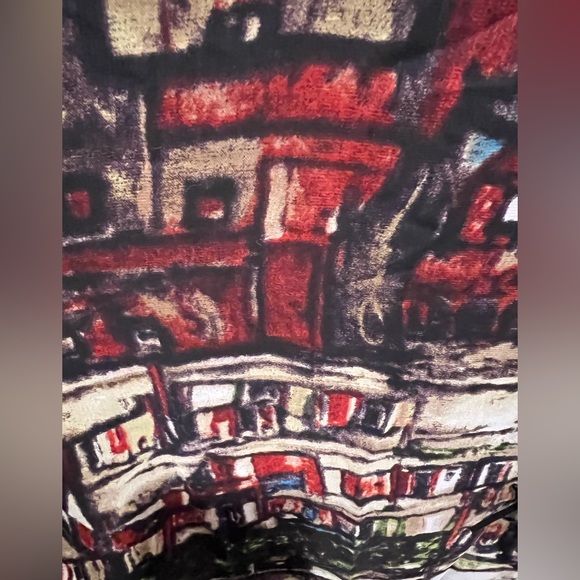 Beautiful scene light chiffon dress - Picture 3 of 3